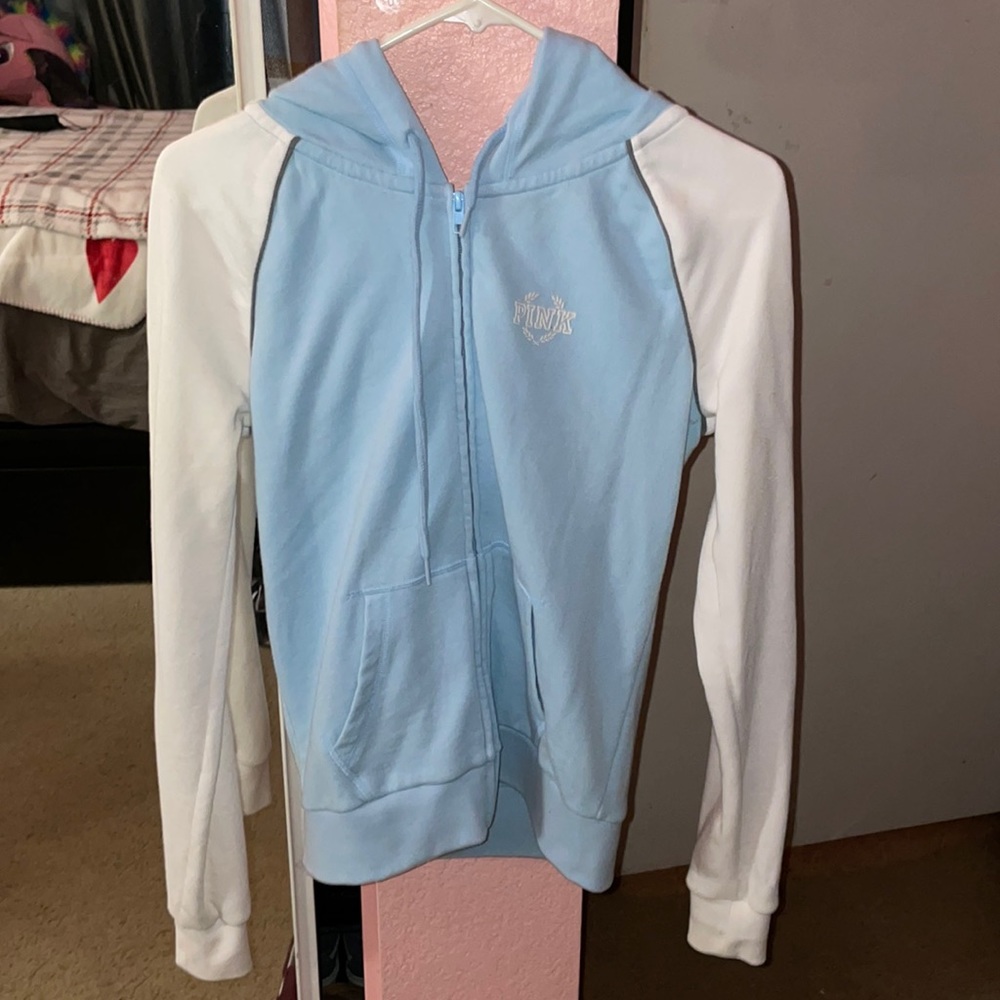 PINK zip up hoodie